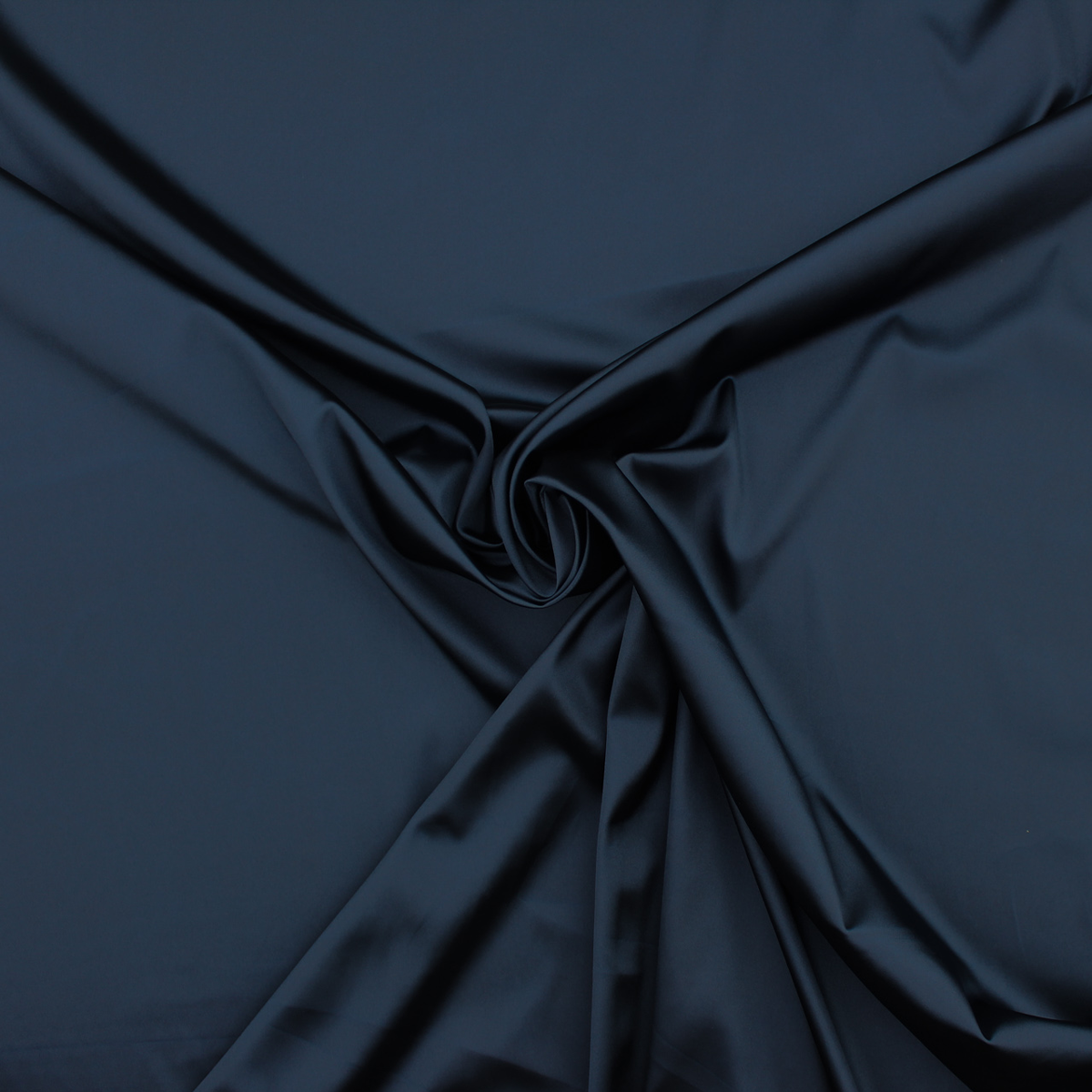 Satén con Elastano Azul