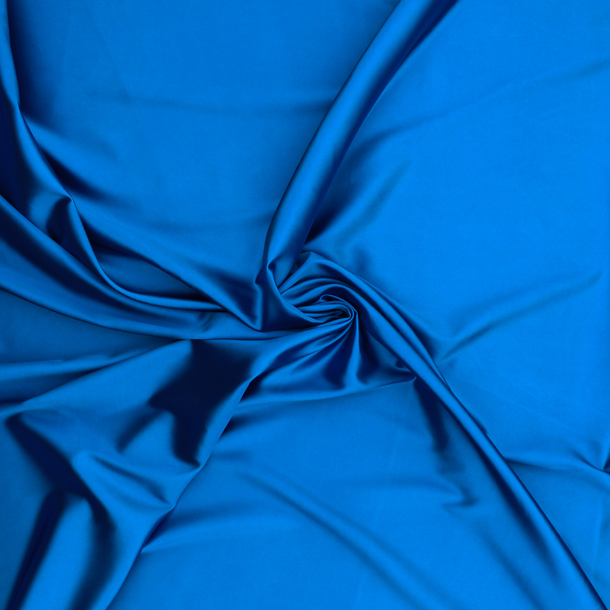 Satén con Elastano Azul