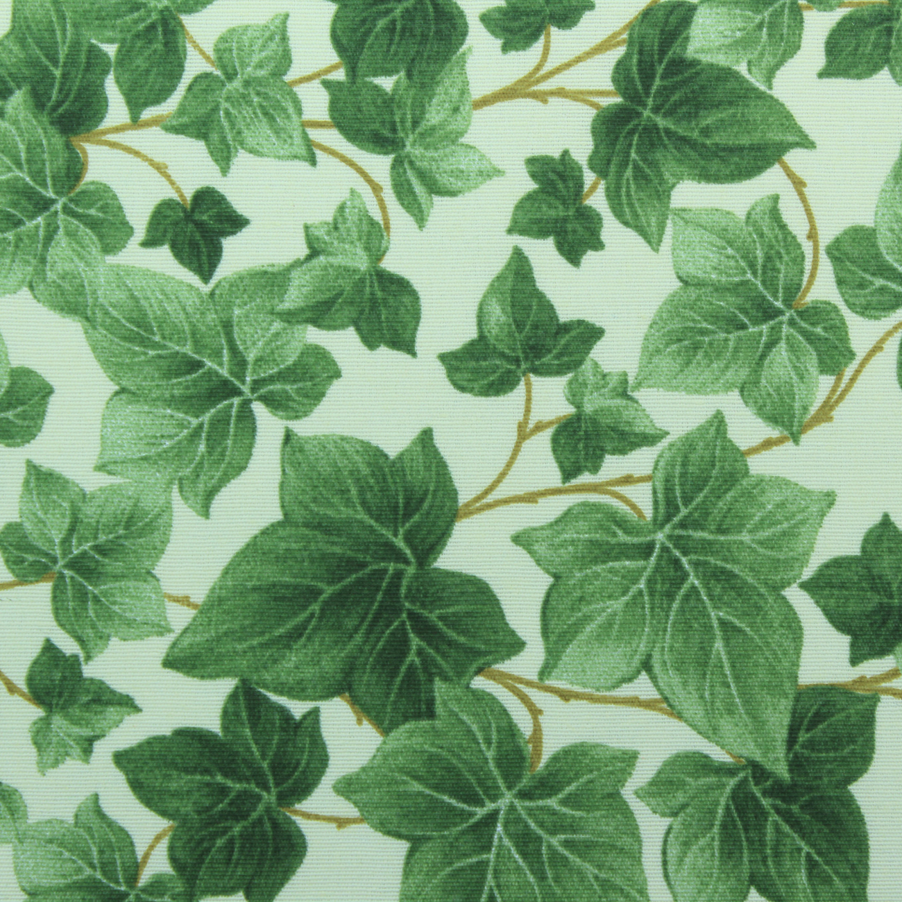 Loneta decorativa - Floral - Beige y Verde