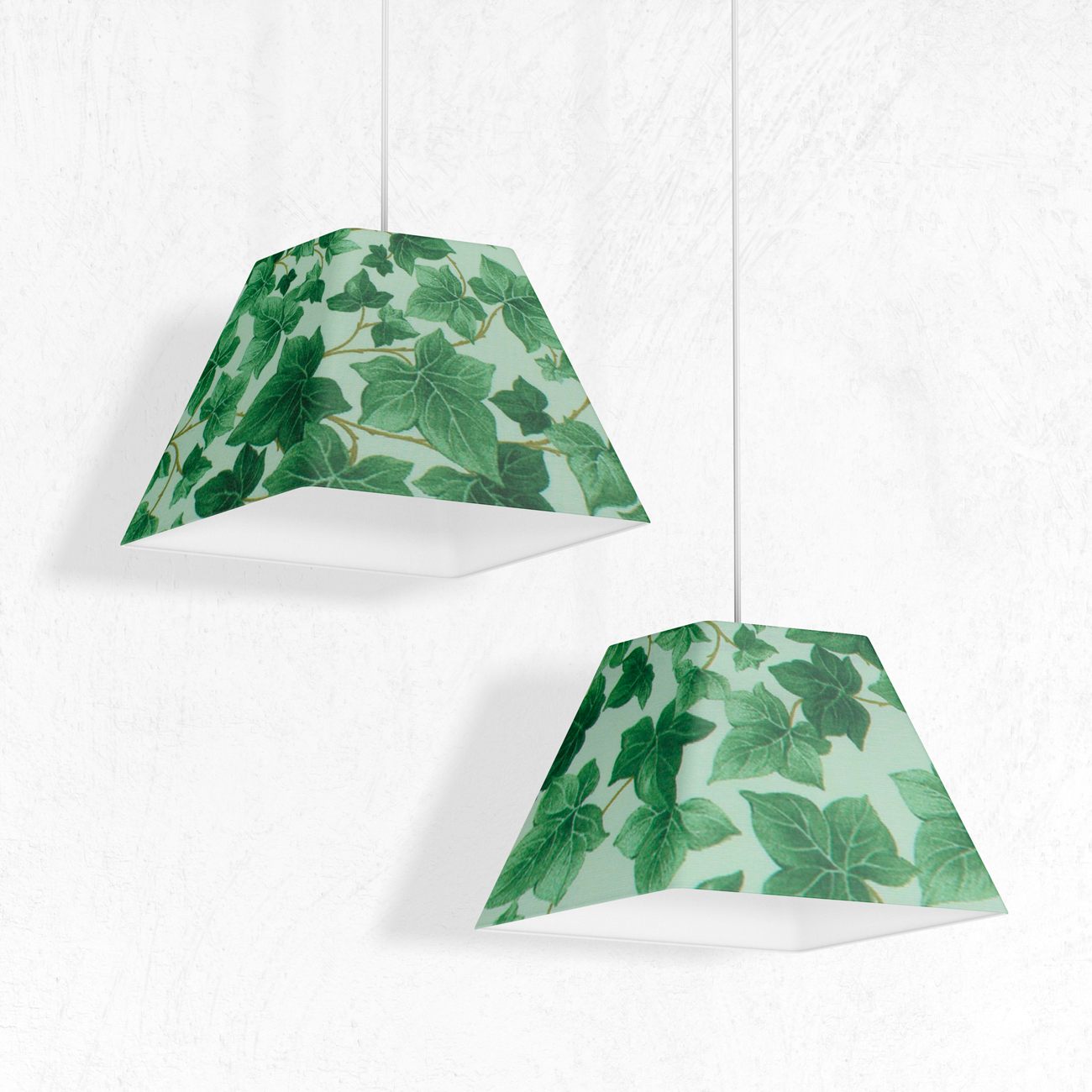 Loneta decorativa - Floral - Beige y Verde