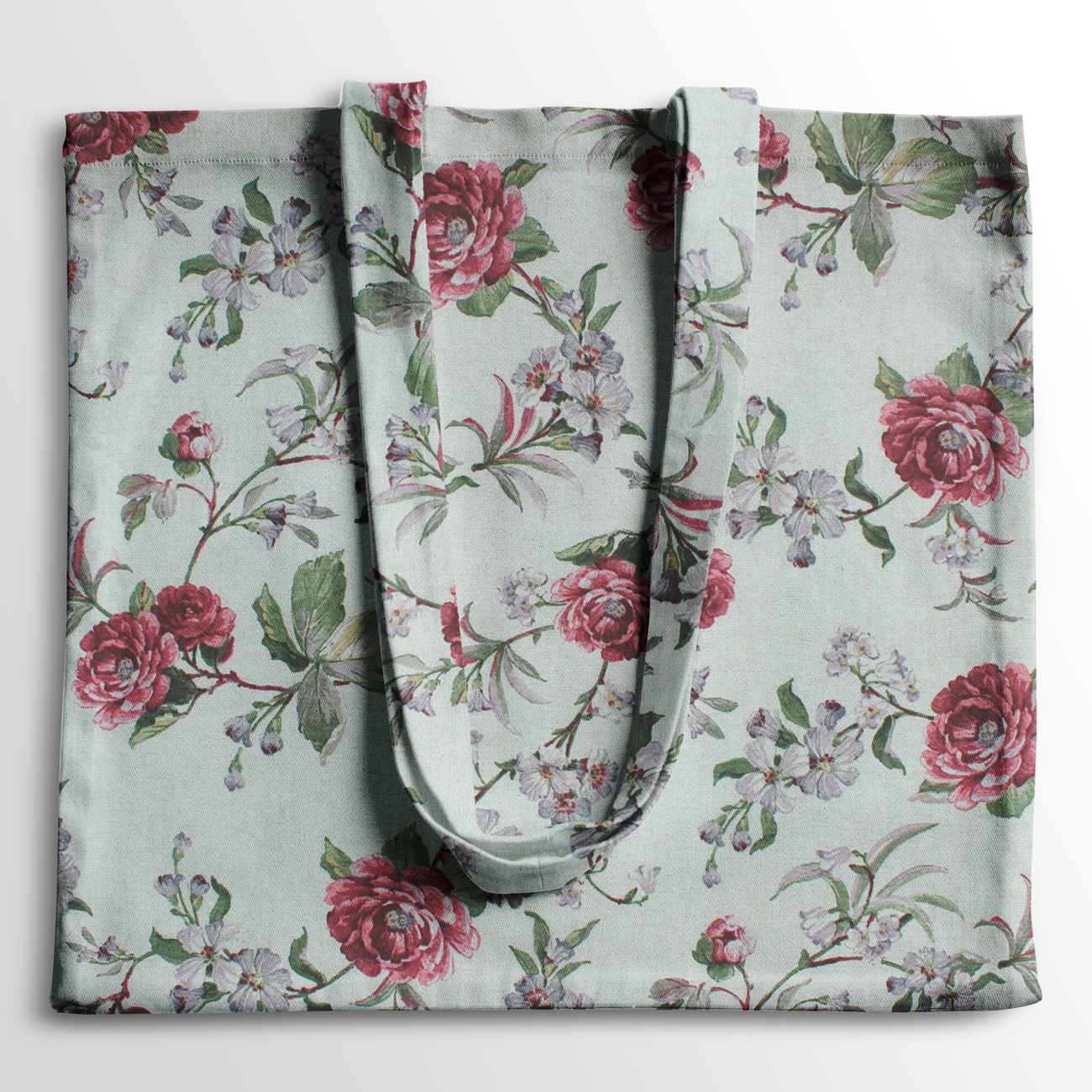 Loneta de decoração - Floral - Rosa