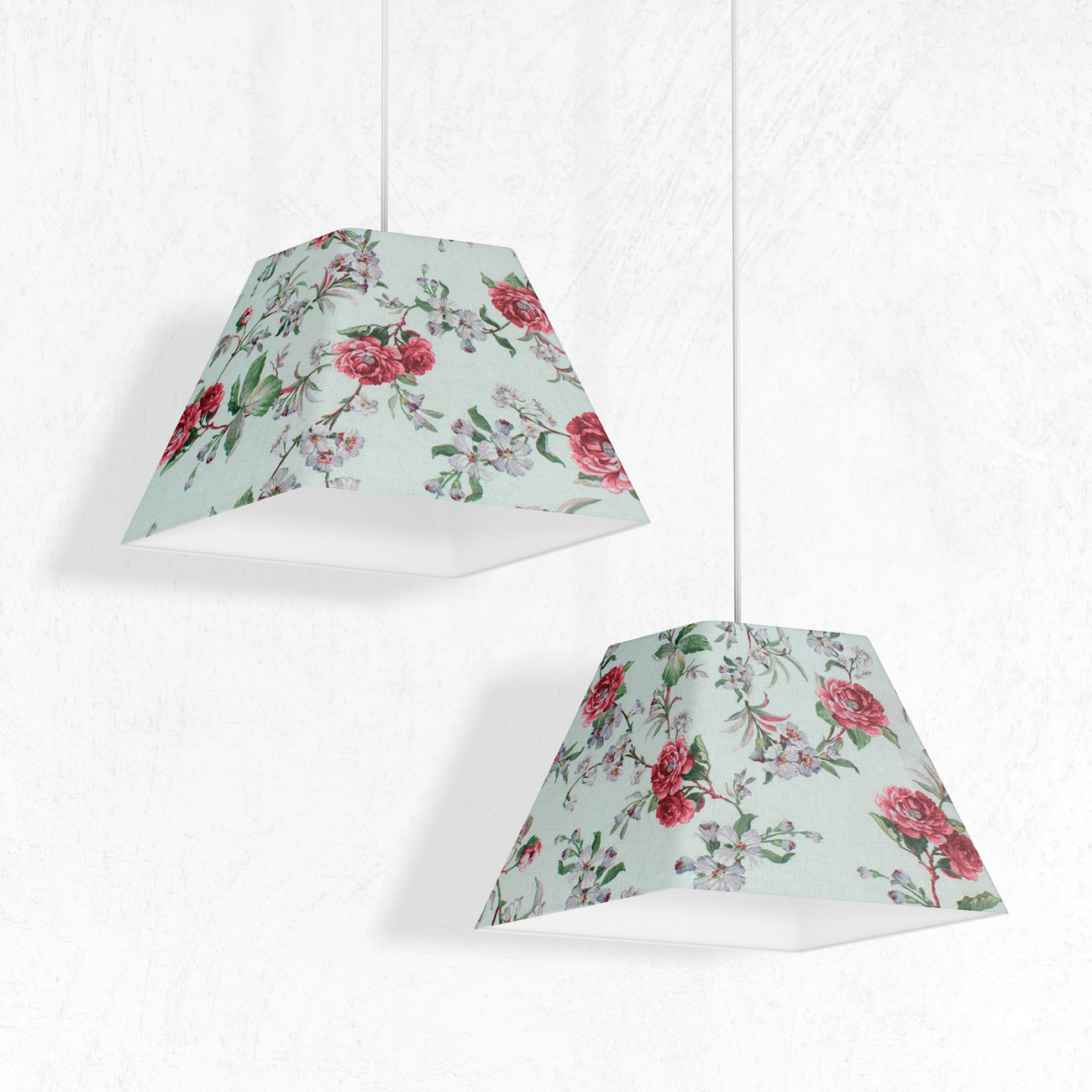 Loneta de decoração - Floral - Rosa