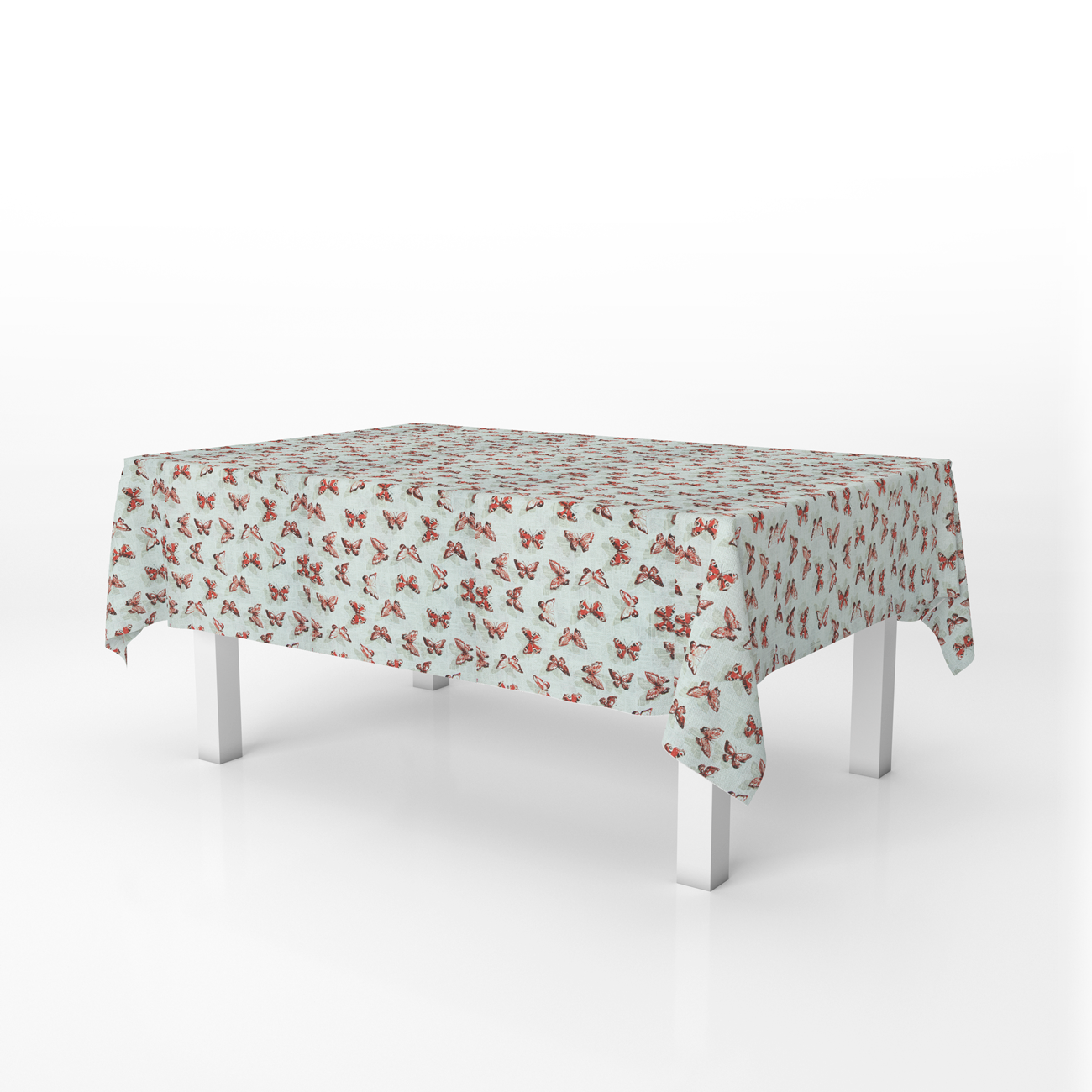 Loneta de decoração - Borboletas - Bege