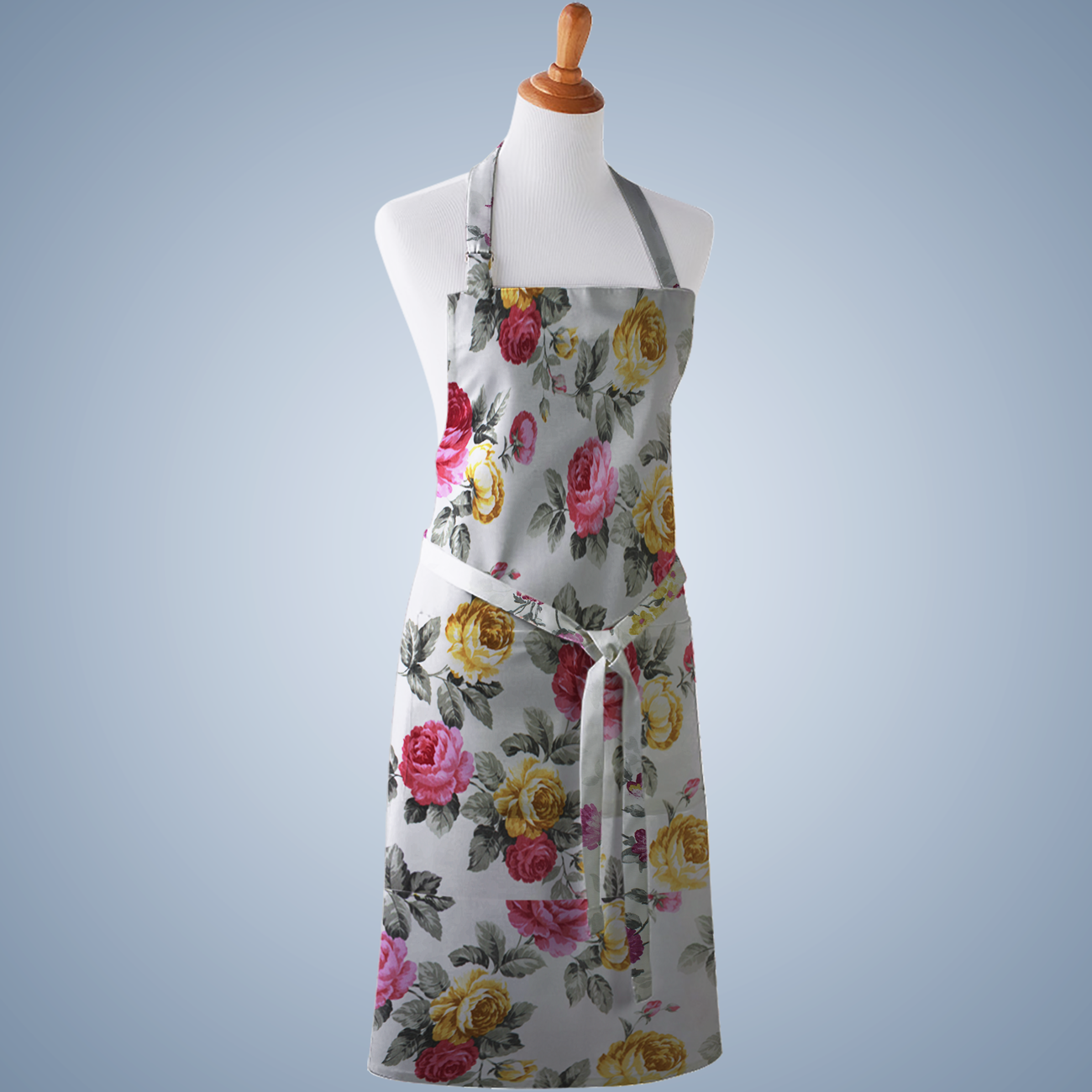 Loneta decorativa - Flor de lis - Rojo