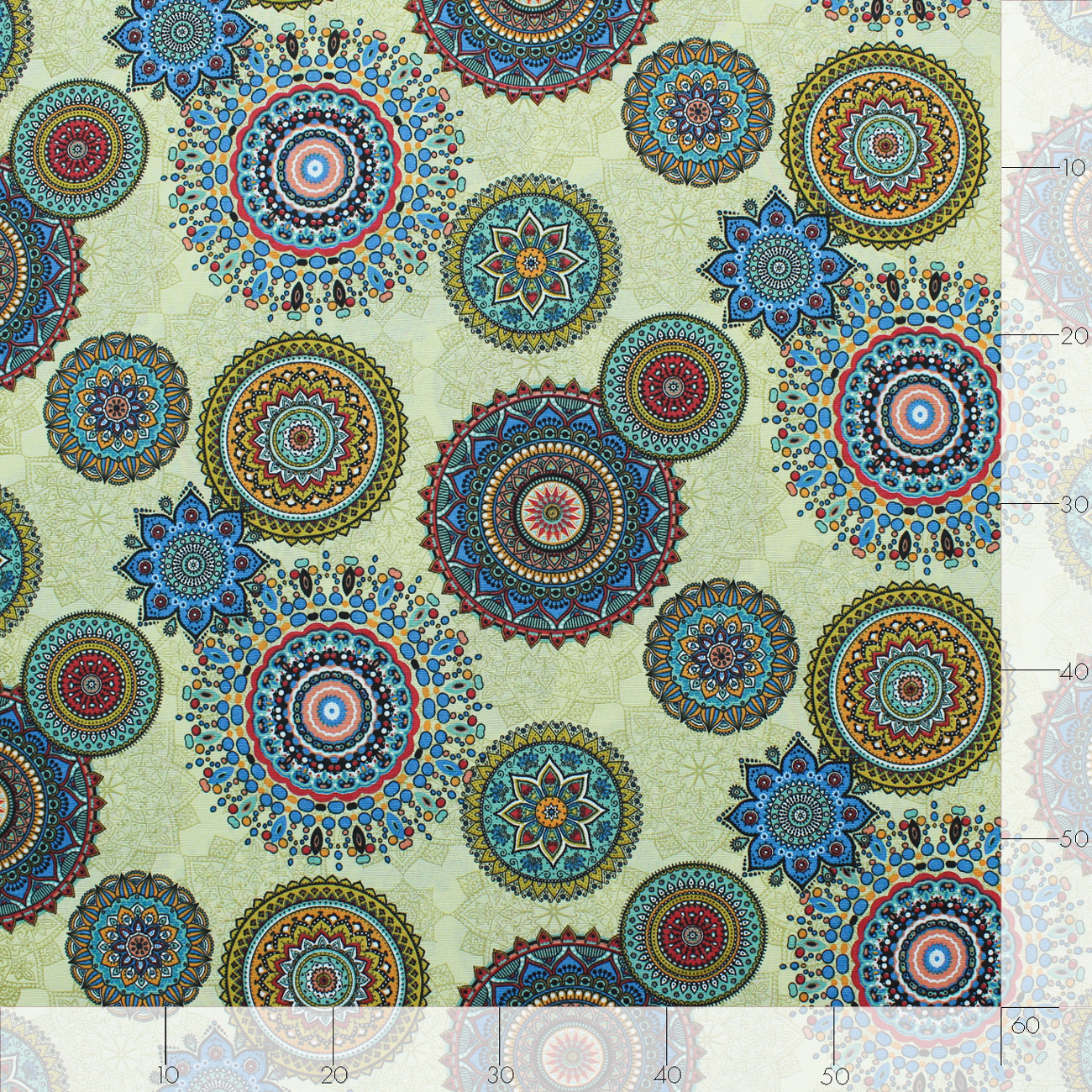 Decorative canvas - Fleur de lis - Red