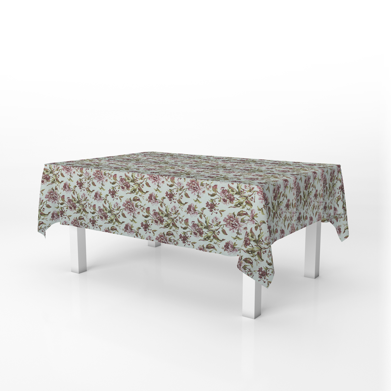 Adorno Lonet - Floral Histórico - Rojo