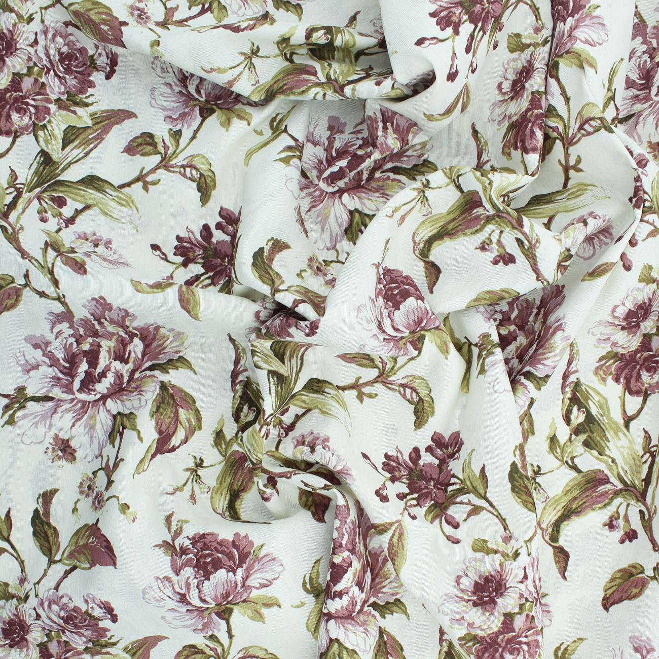 Adorno Lonet - Floral Histórico - Rojo