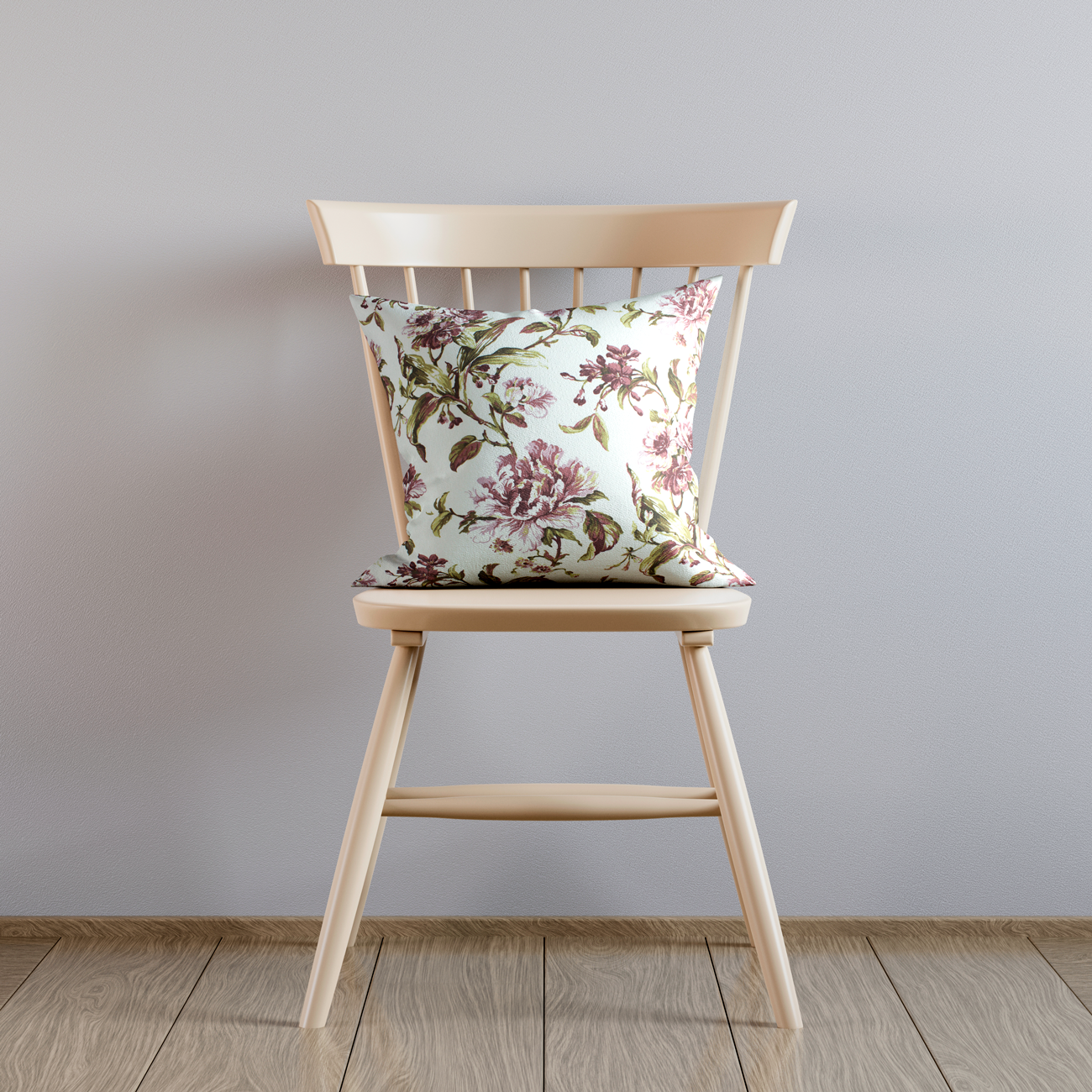 Adorno Lonet - Floral Histórico - Rojo