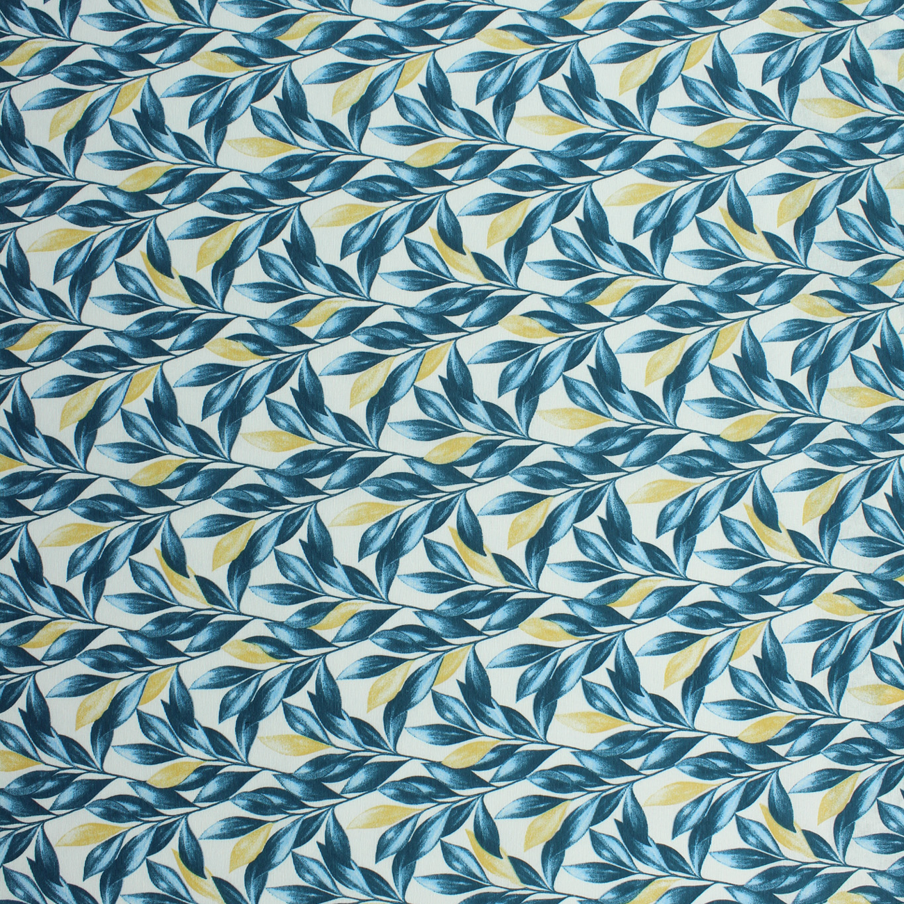 Loneta de decoração - Floral - Azul e Bege