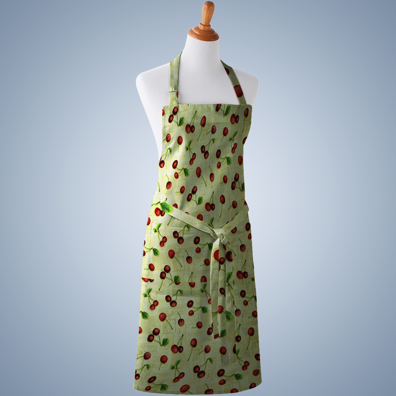 Loneta de decoração - Fruits Cerejas - Bege