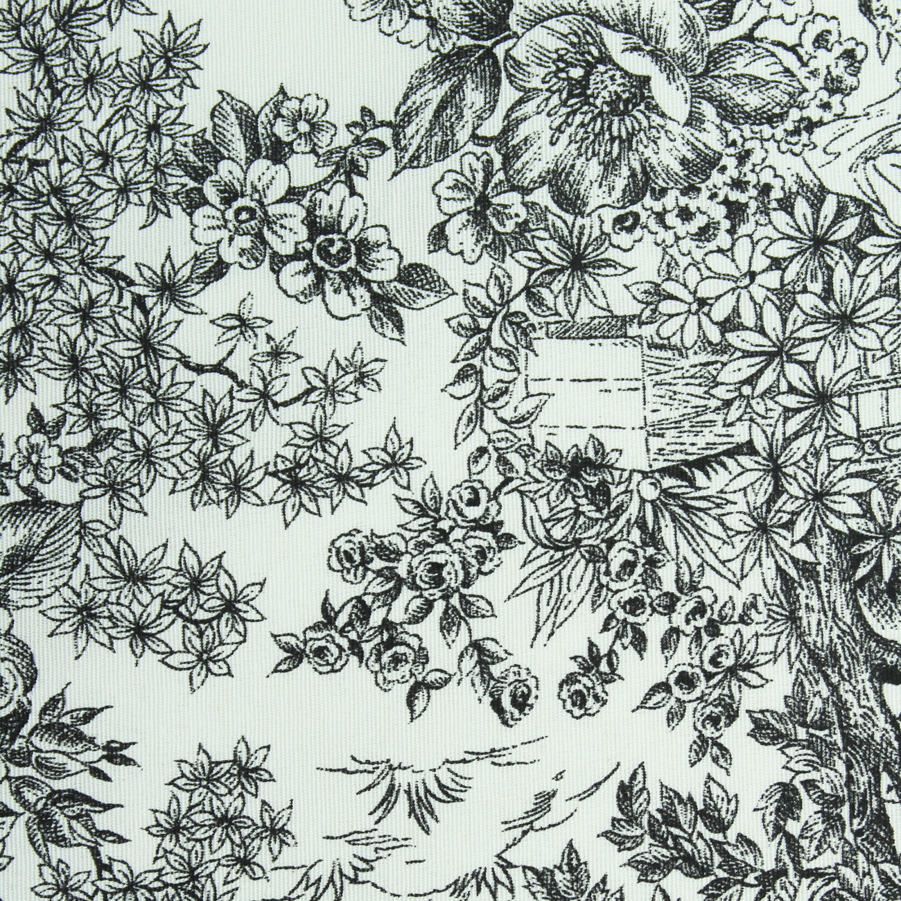 Decoration Lonet - Historic Floral - Red