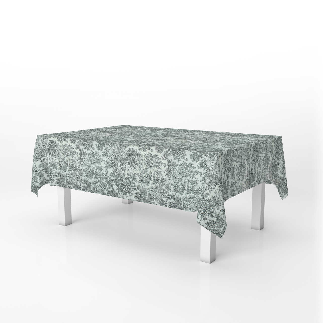 Decoration Lonet - Historic Floral - Red