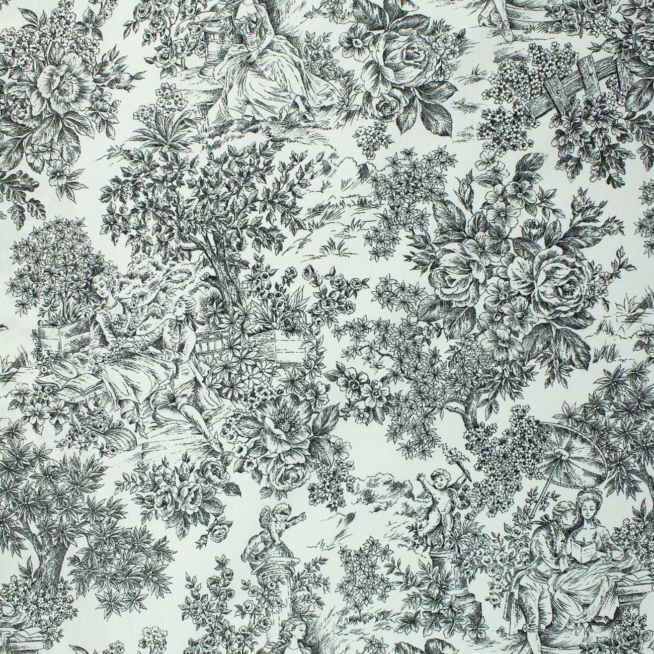 Decoration Lonet - Historic Floral - Red