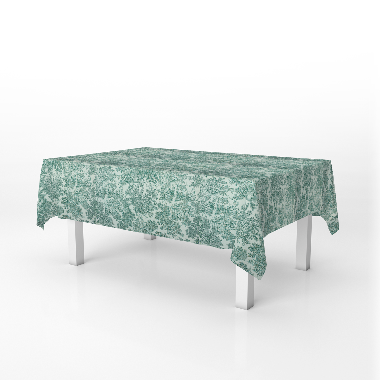 Adorno Lonet - Floral Histórico - Rojo