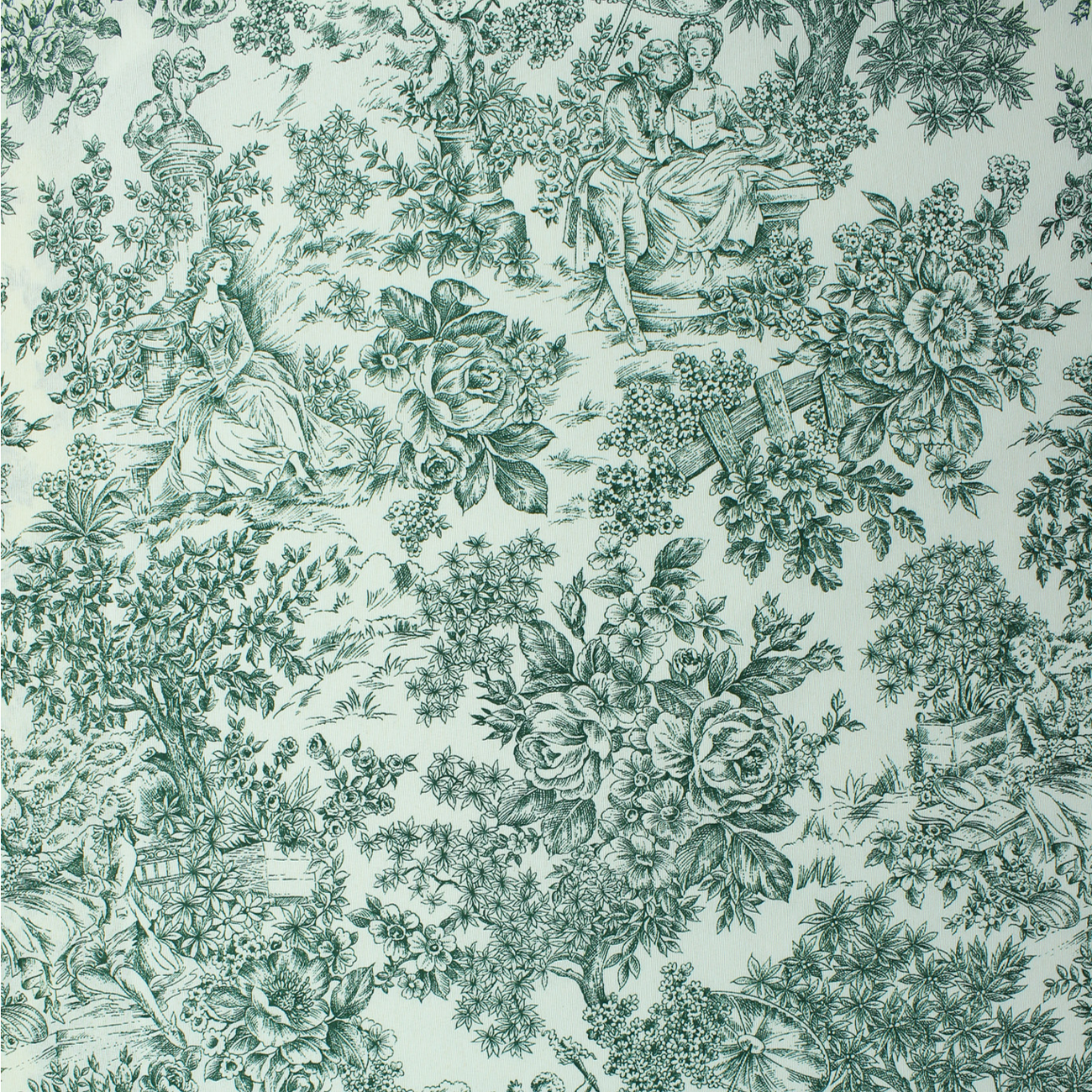 Adorno Lonet - Floral Histórico - Rojo