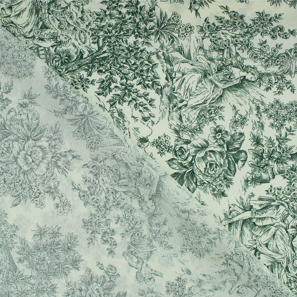 Adorno Lonet - Floral Histórico - Rojo