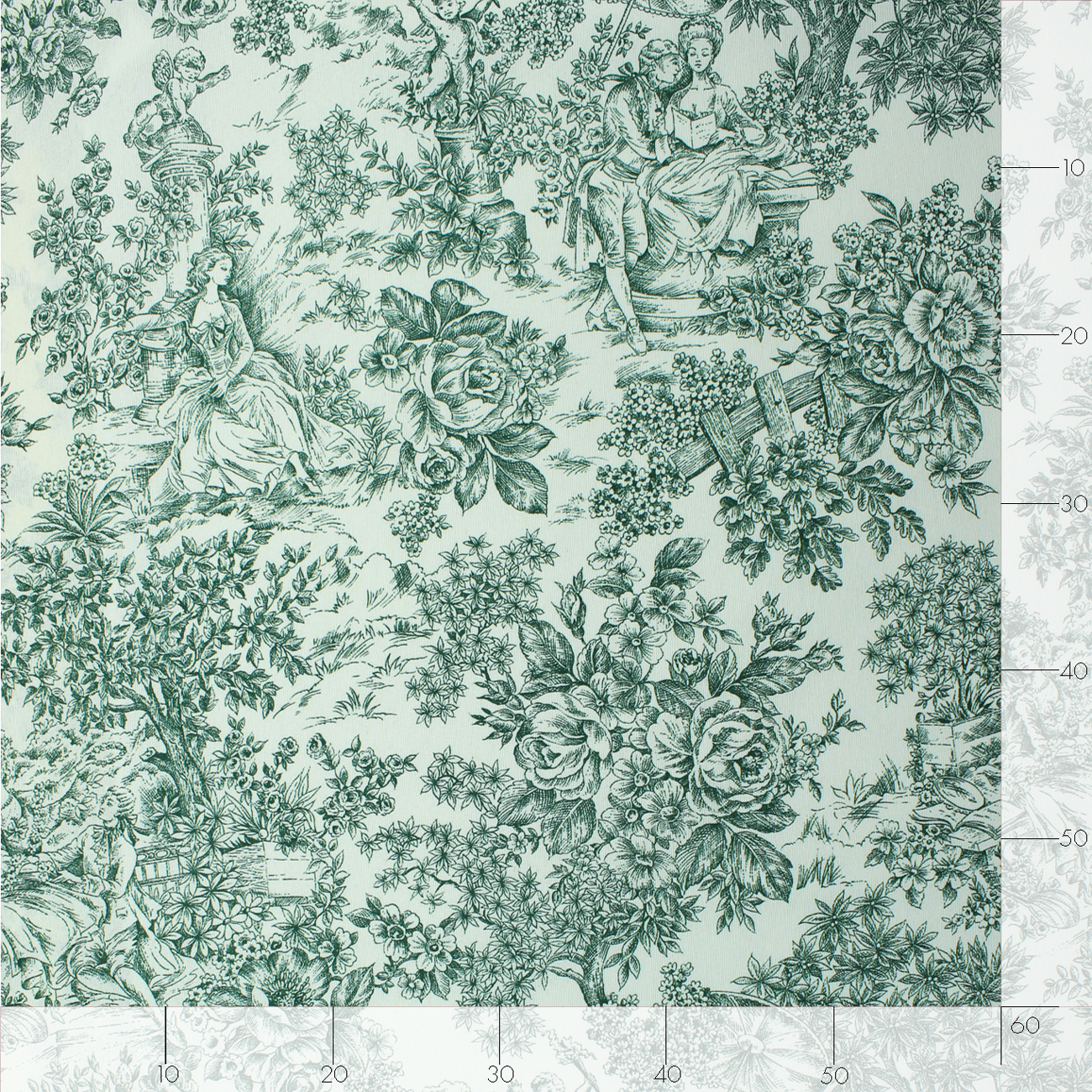 Adorno Lonet - Floral Histórico - Rojo