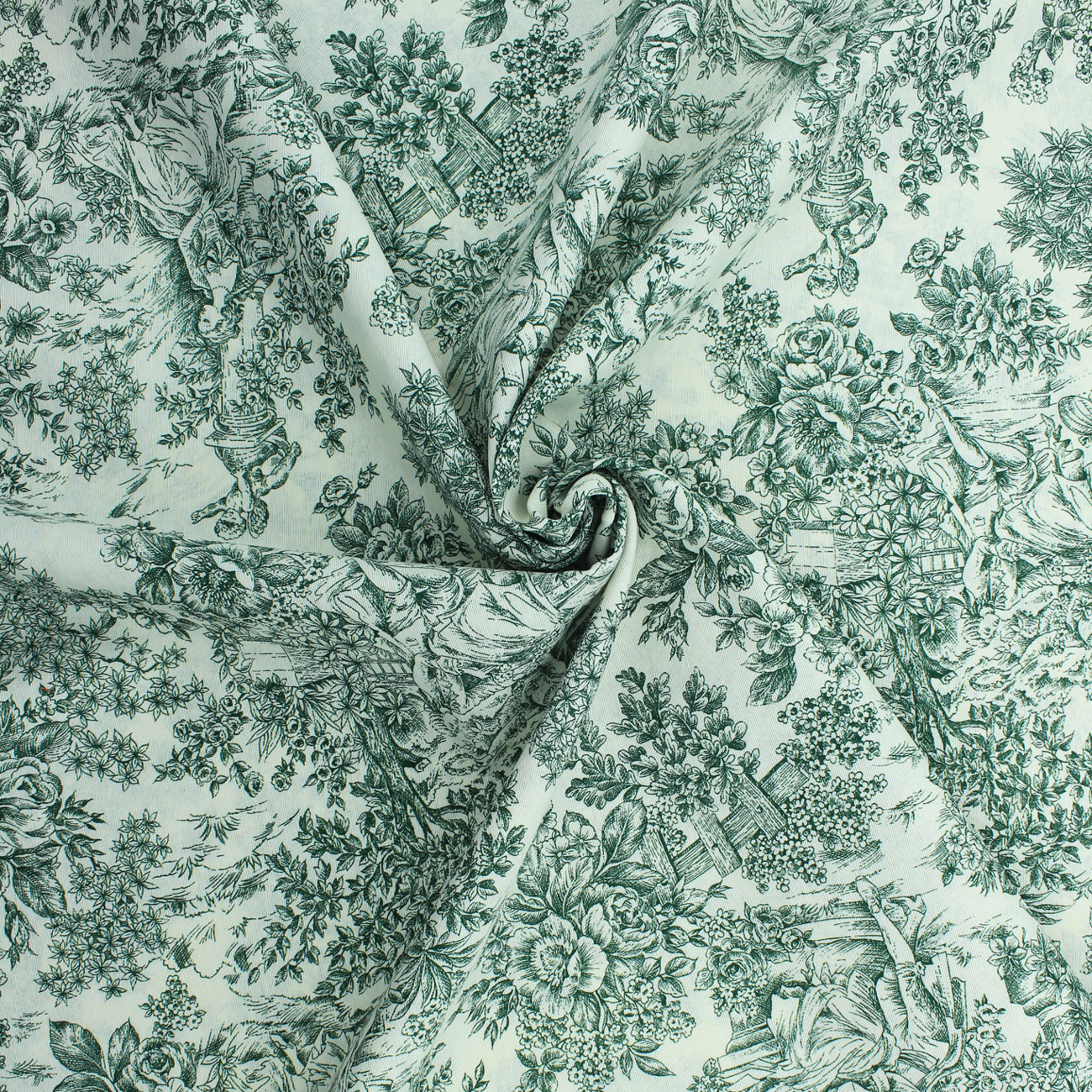 Adorno Lonet - Floral Histórico - Rojo