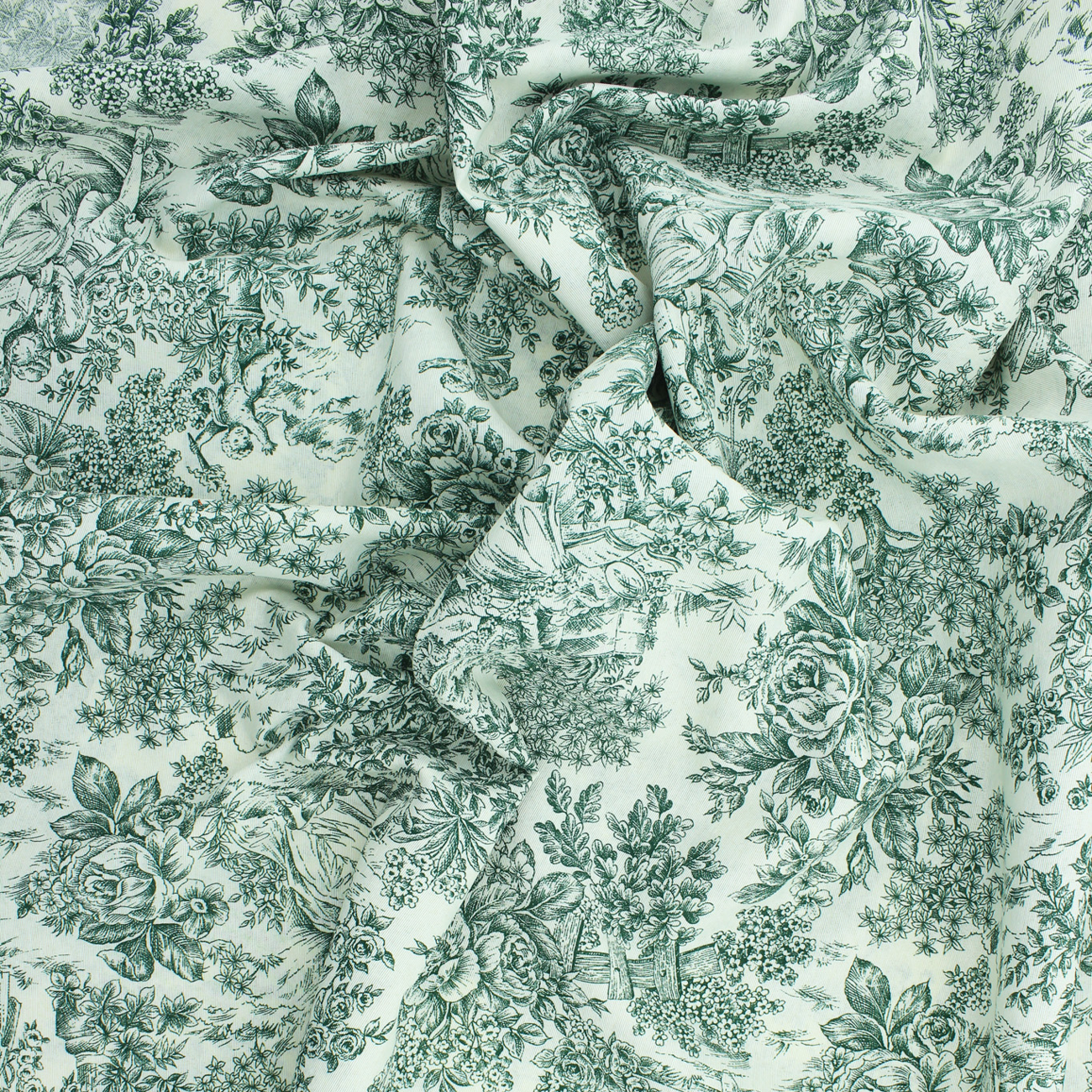 Adorno Lonet - Floral Histórico - Rojo