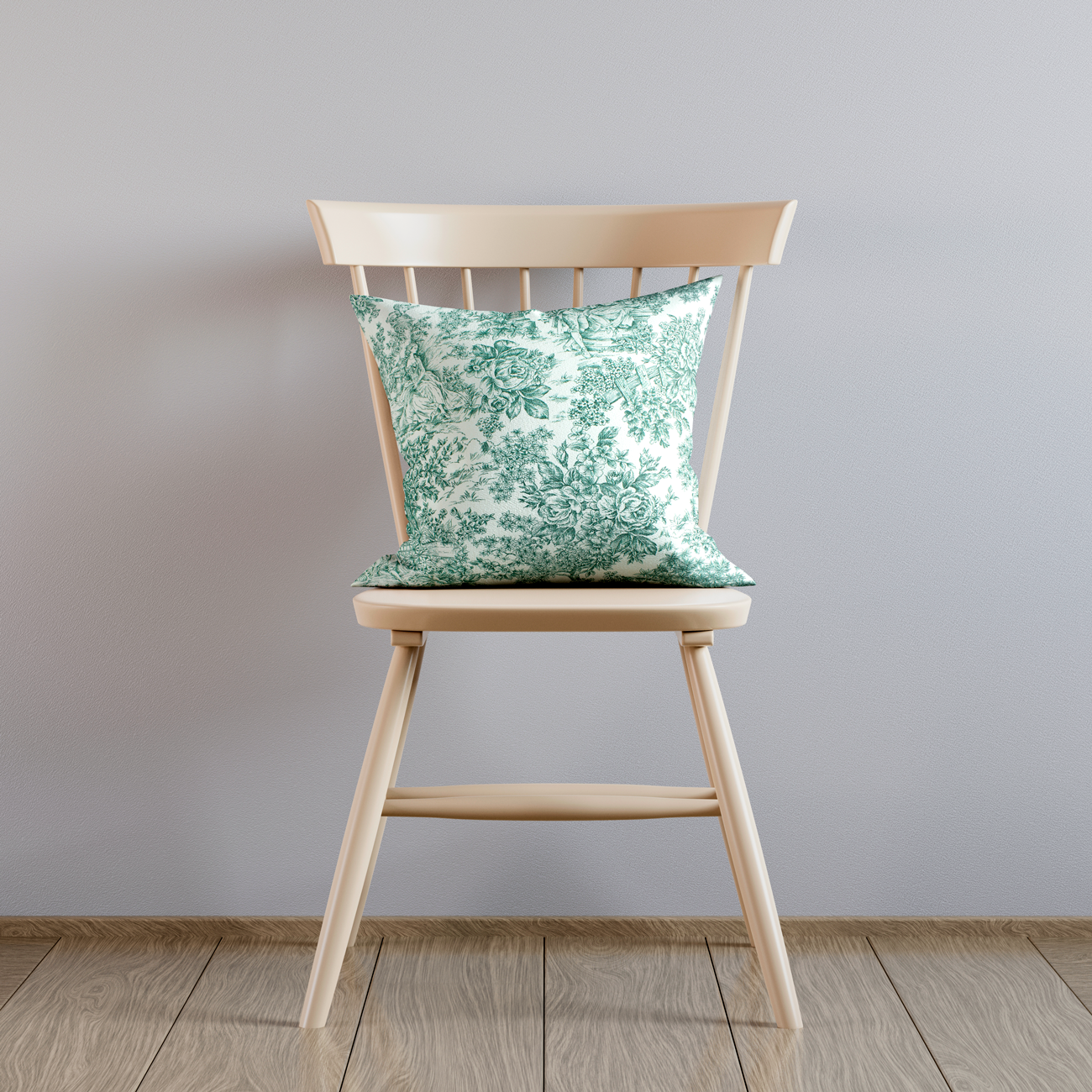 Adorno Lonet - Floral Histórico - Rojo