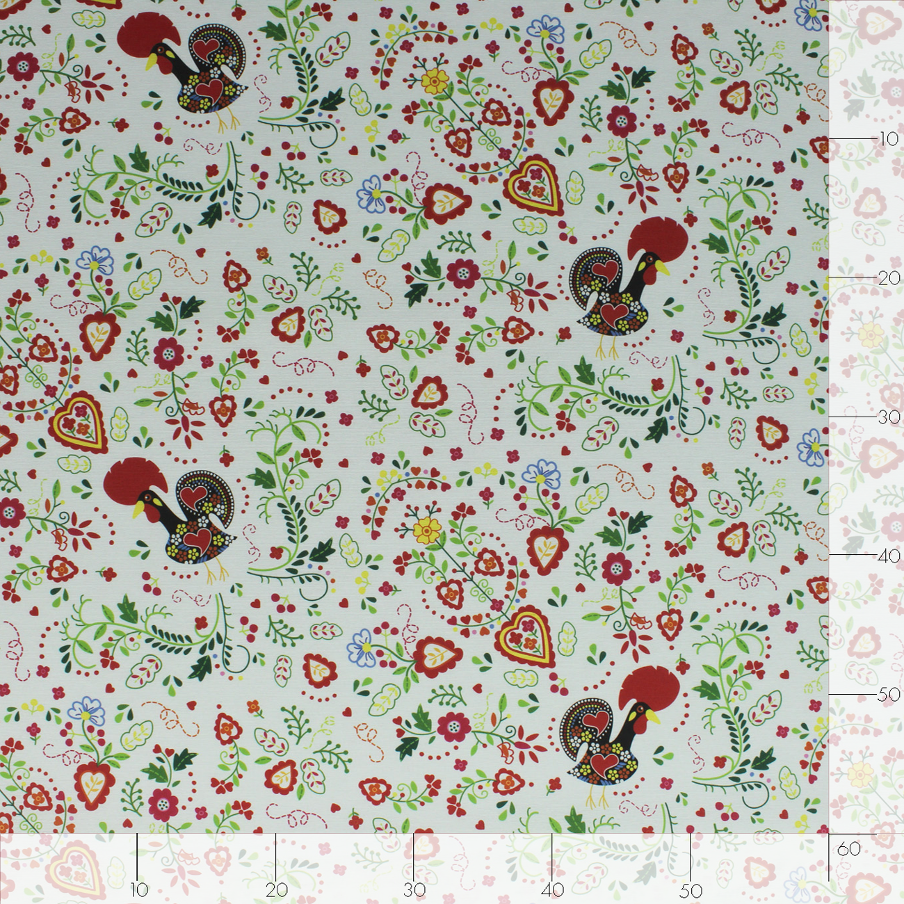 Loneta de decoração - Tradicional - Vermelho