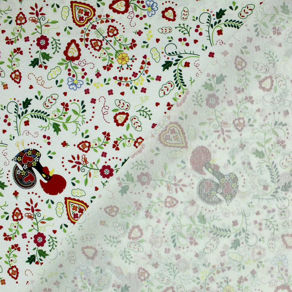 Loneta de decoração - Tradicional - Vermelho