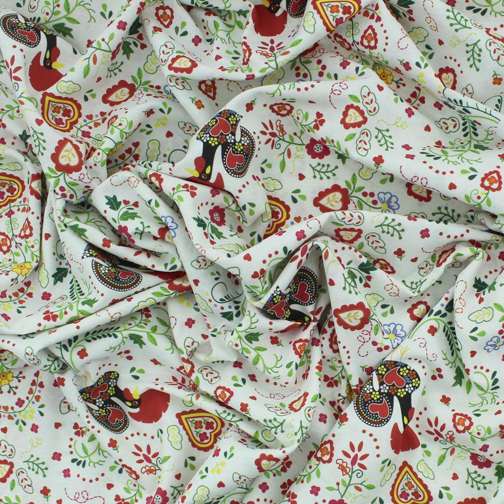 Loneta de decoração - Tradicional - Vermelho