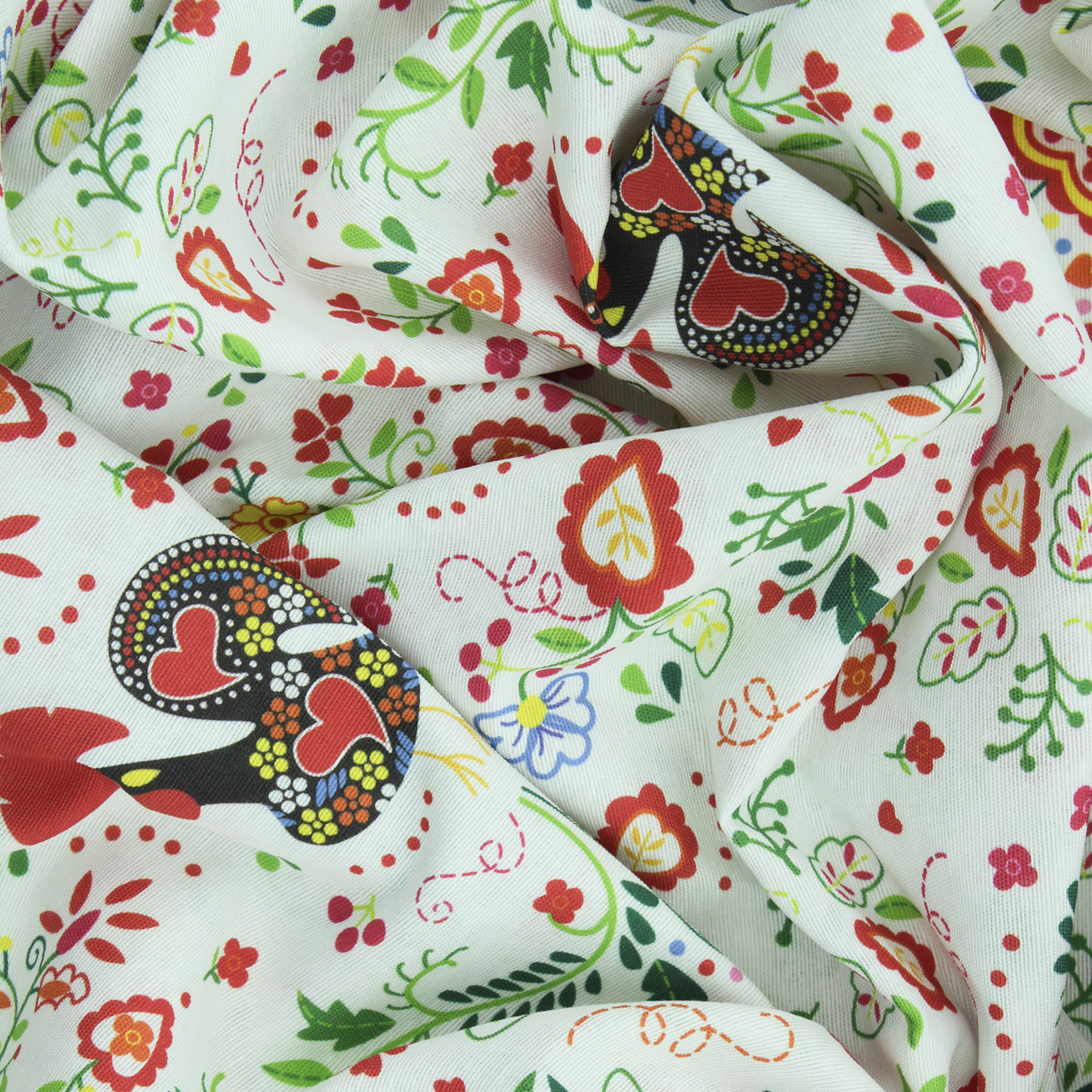 Loneta de decoração - Tradicional - Vermelho