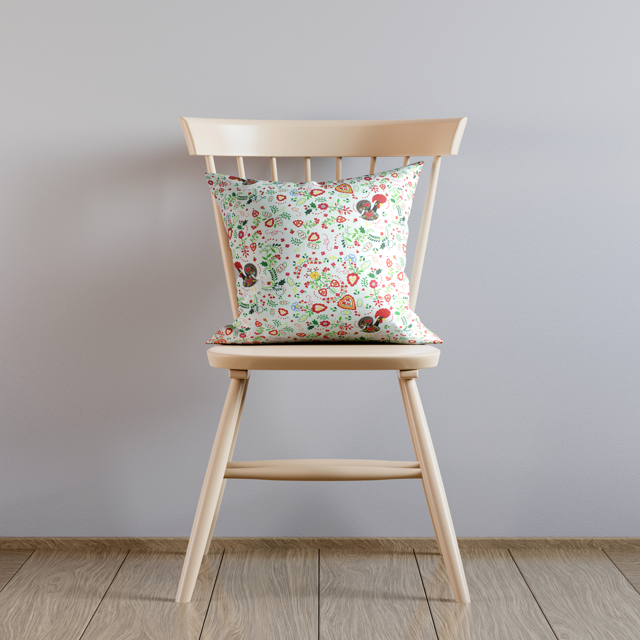 Loneta de decoração - Tradicional - Vermelho