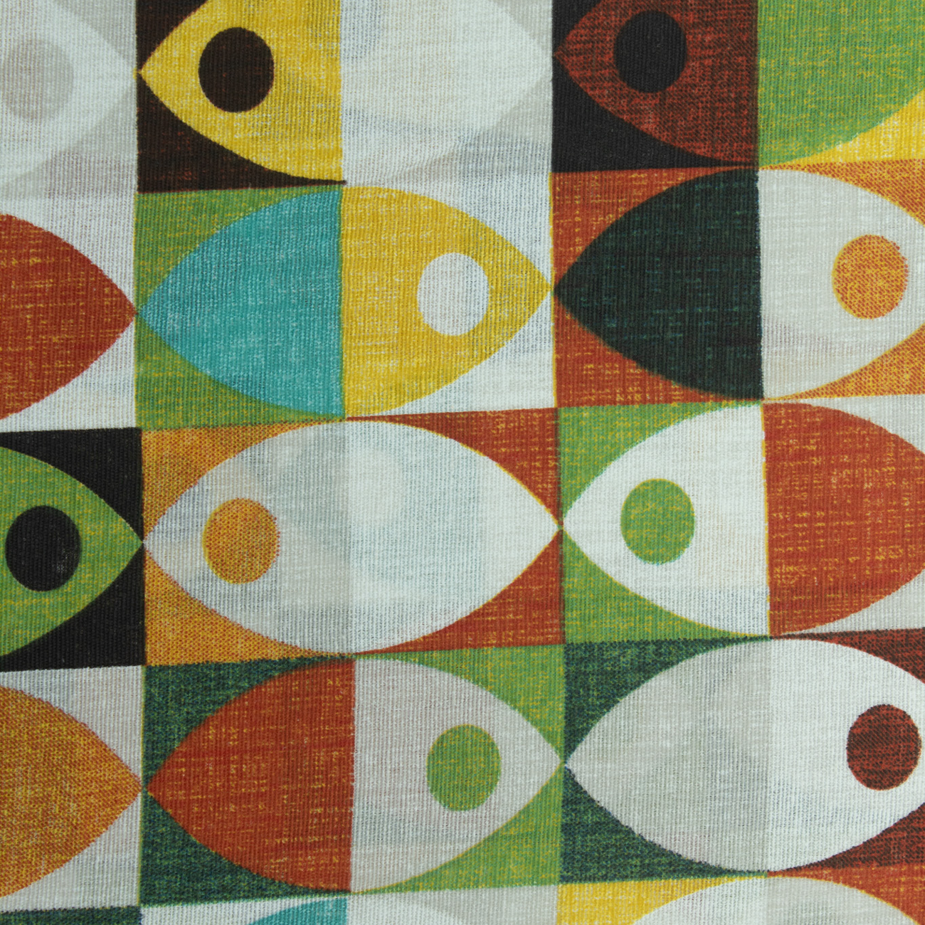 Loneta de decoração - Sardinhas - Amarelo