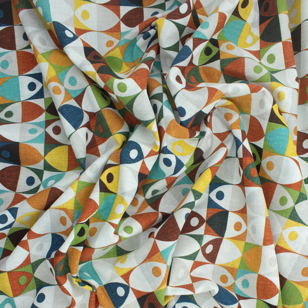 Loneta de decoração - Sardinhas - Amarelo