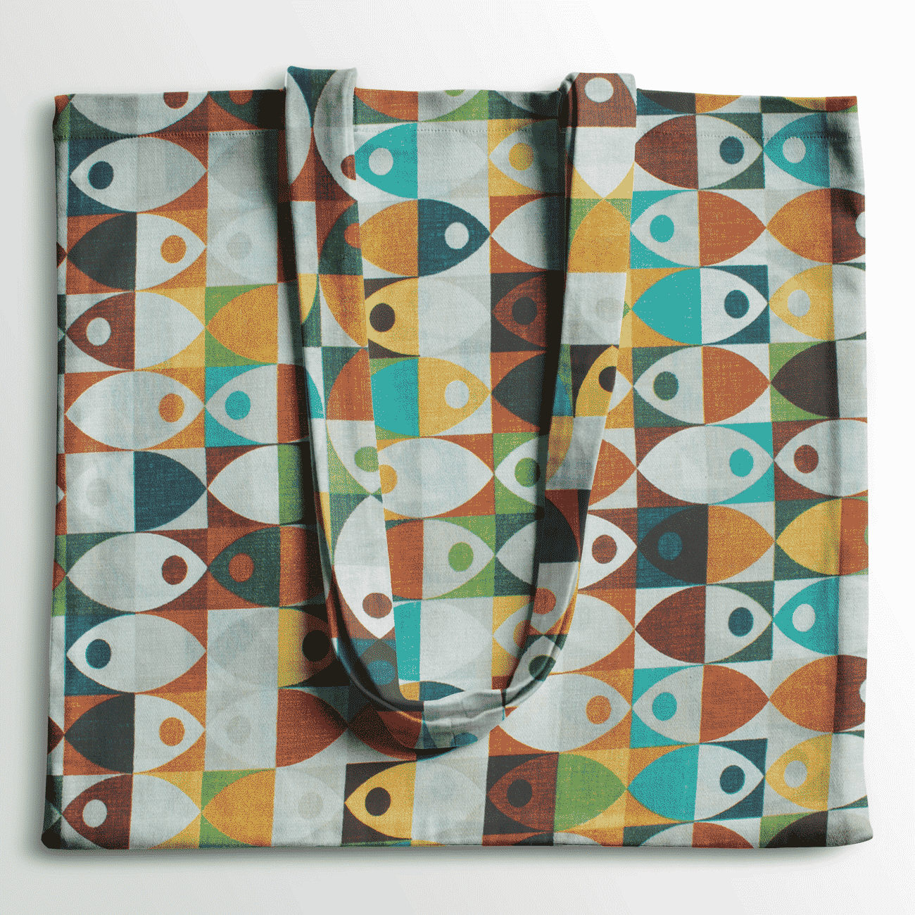 Loneta de decoração - Sardinhas - Amarelo