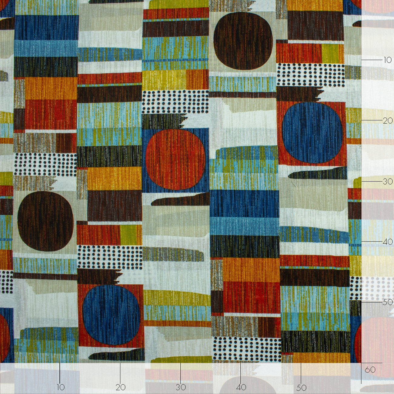 Loneta de decoração - Geometrico - Azul