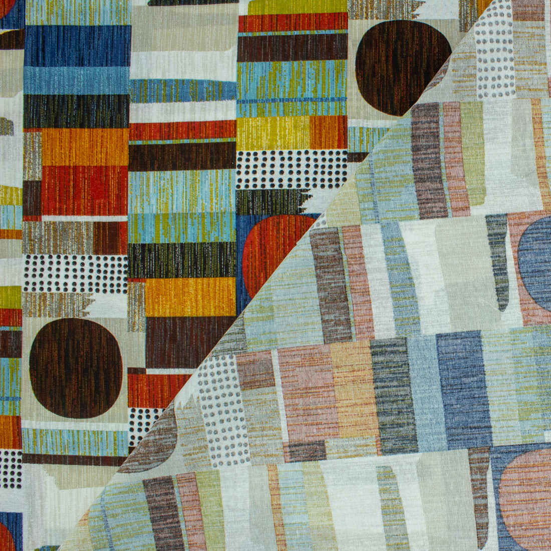 Loneta de decoração - Geometrico - Azul