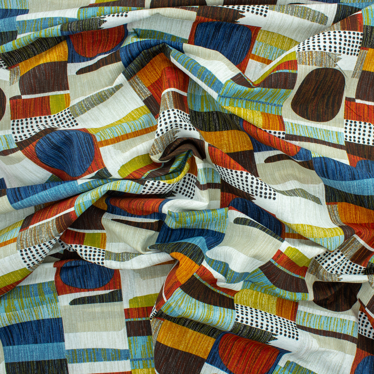 Loneta de decoração - Geometrico - Azul