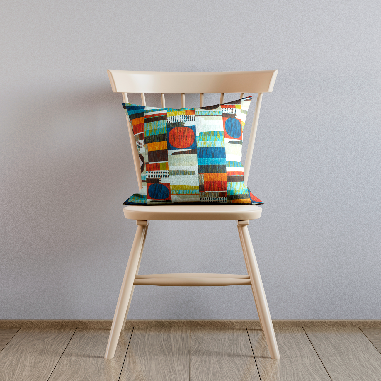 Loneta de decoração - Geometrico - Azul