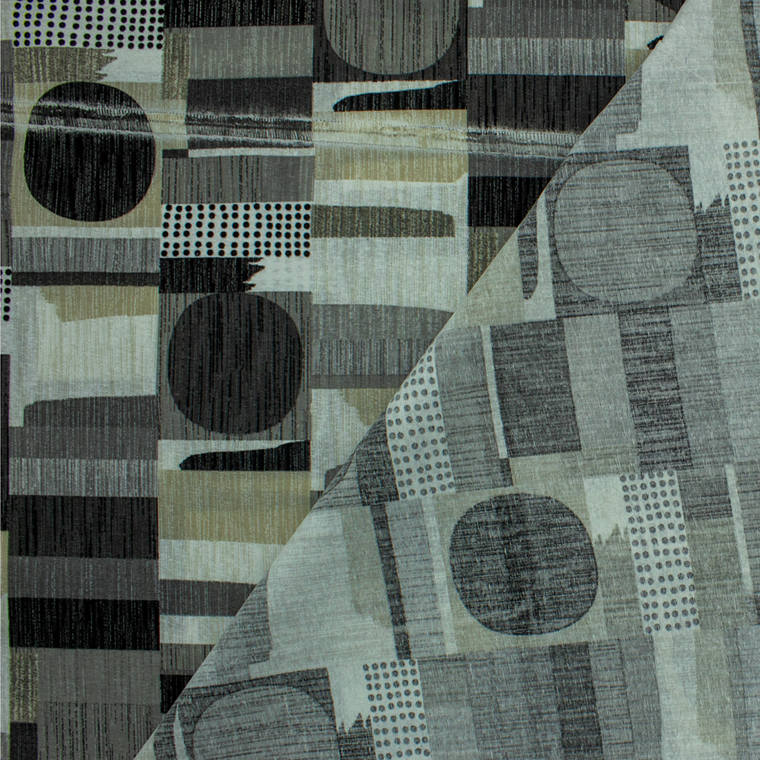 Loneta de decoração - Geometrico - Cinza