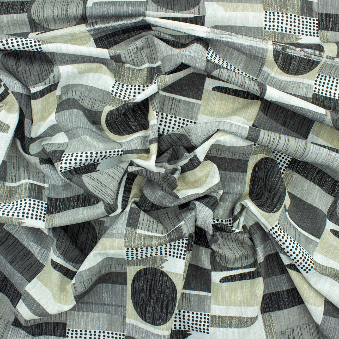 Loneta de decoração - Geometrico - Cinza