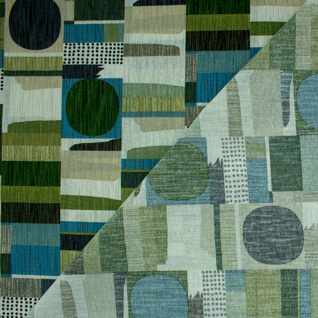 Loneta de decoração - Geometrico - Verde