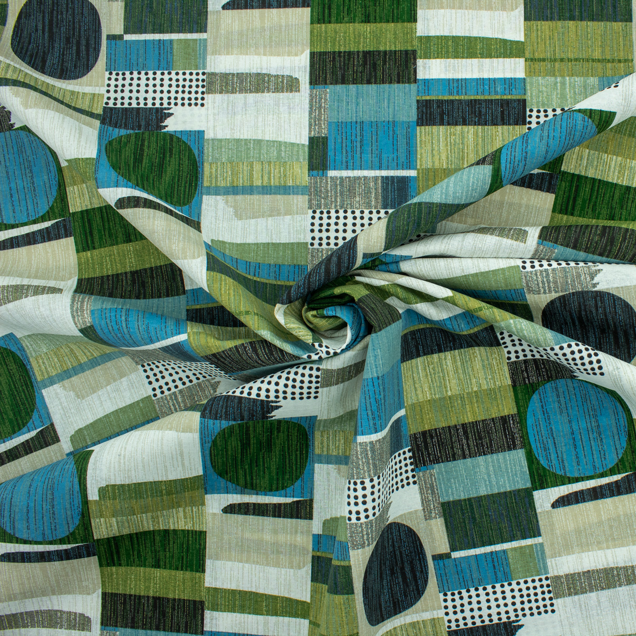 Loneta de decoração - Geometrico - Verde