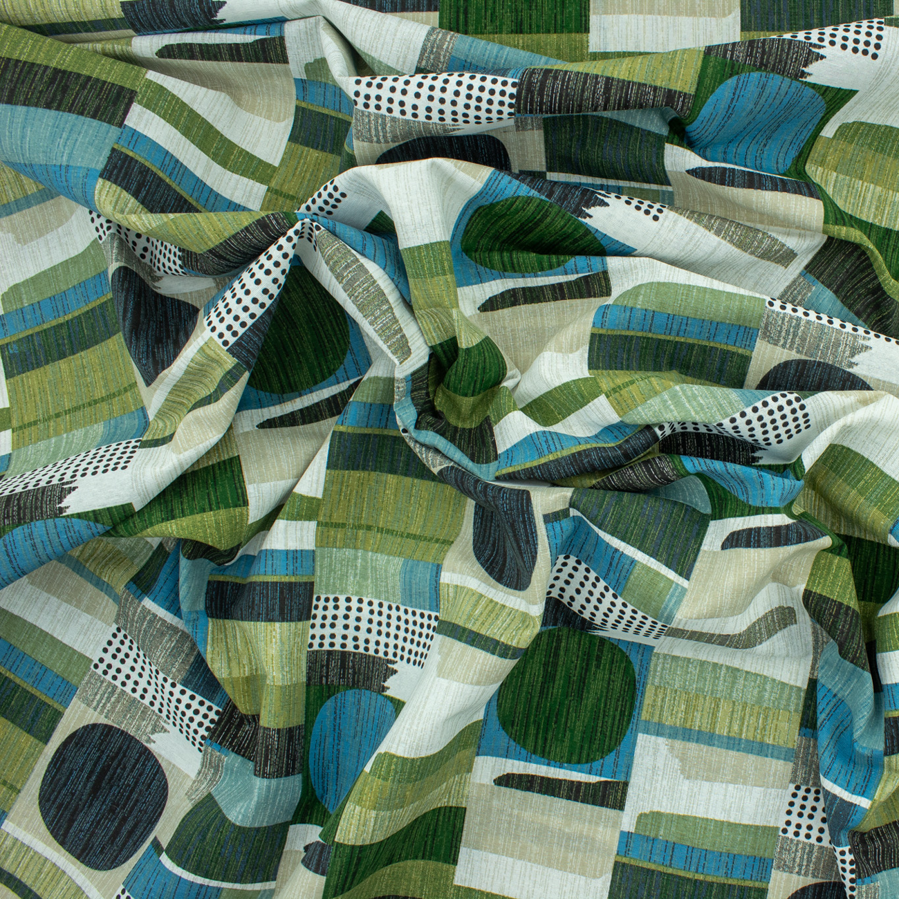 Loneta de decoração - Geometrico - Verde