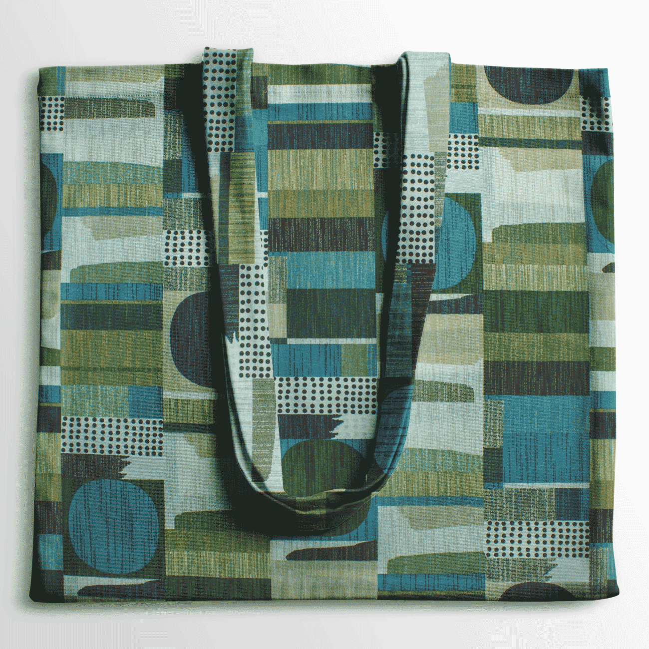 Loneta de decoração - Geometrico - Verde