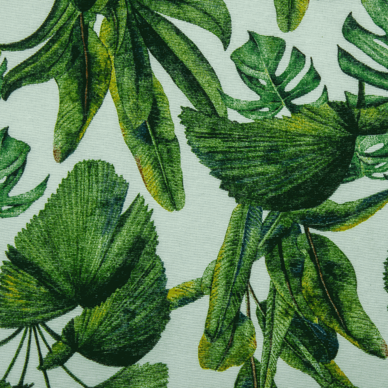 Loneta de decoração - Floral - Verde