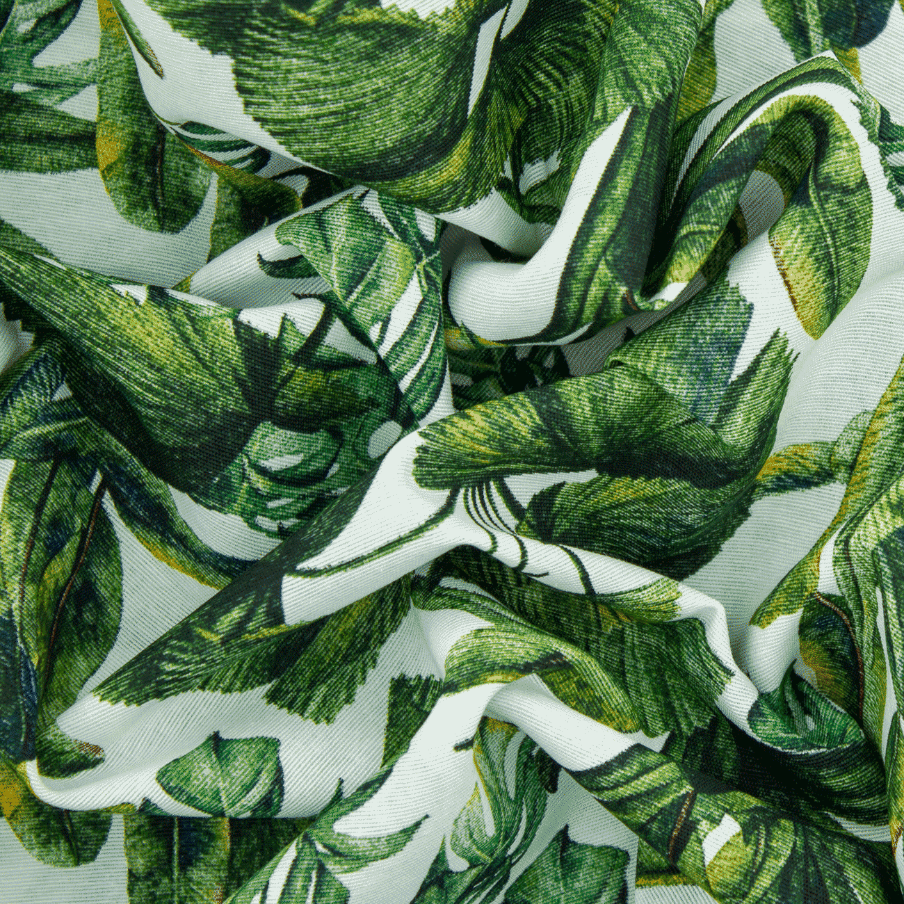 Loneta de decoração - Floral - Verde