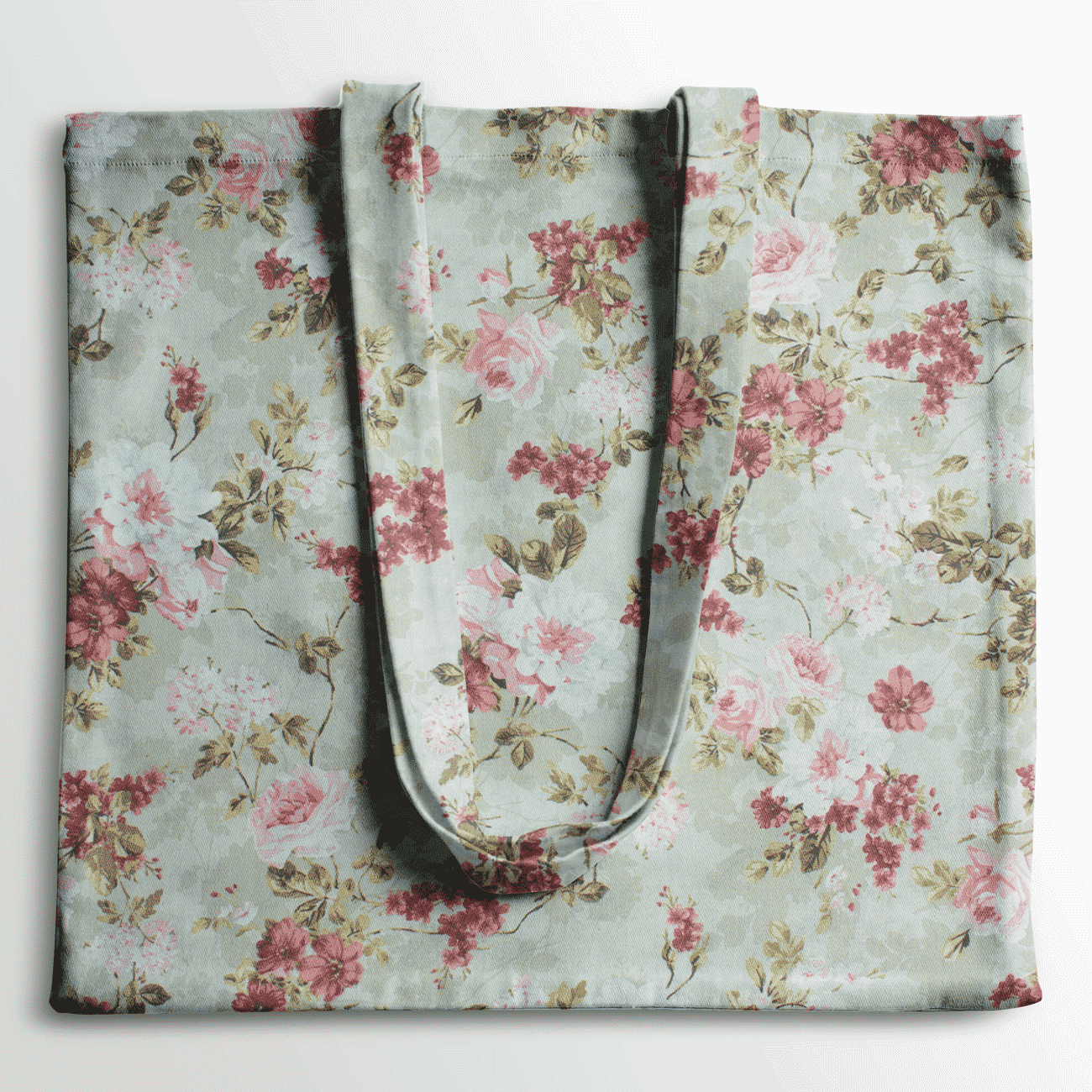 Loneta de decoração - Floral - Rosa