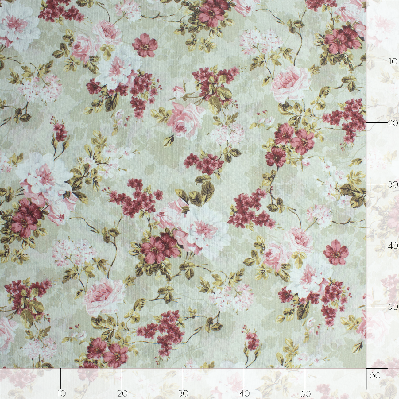 Loneta de decoração - Floral - Rosa