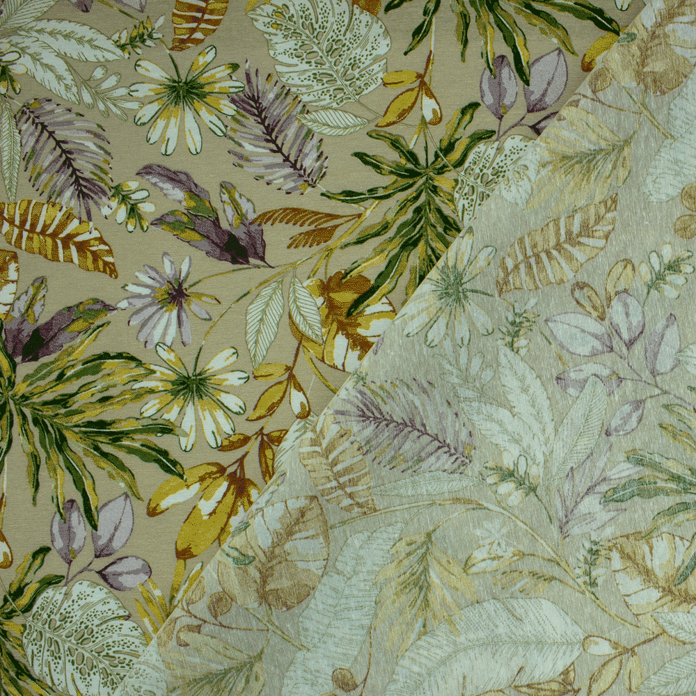 Loneta de decoração - Floral - Rosa