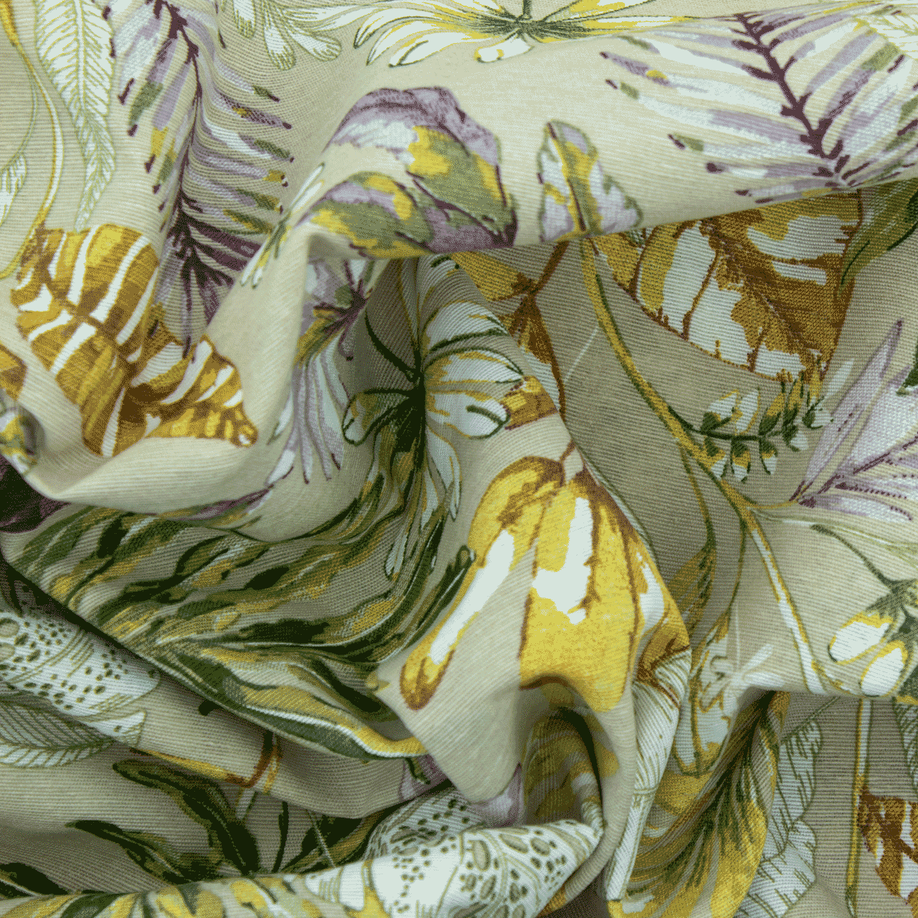 Loneta de decoração - Floral - Rosa