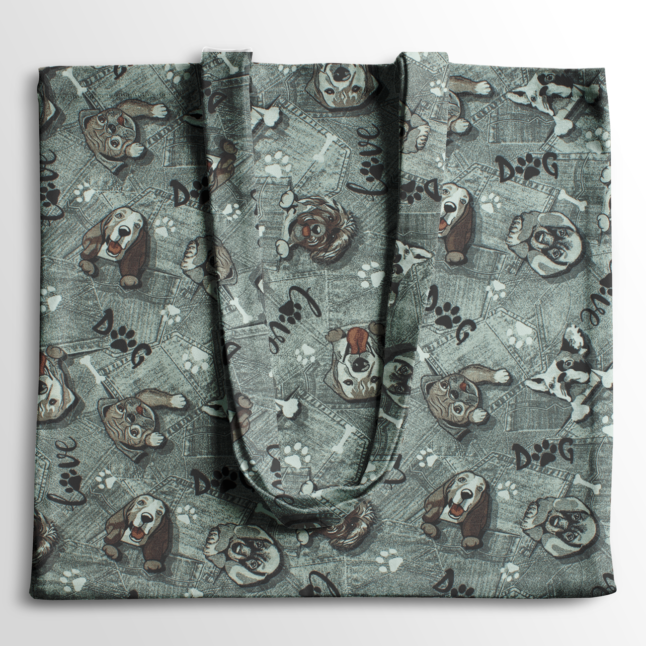 Loneta de decoração - Animal - Cinza