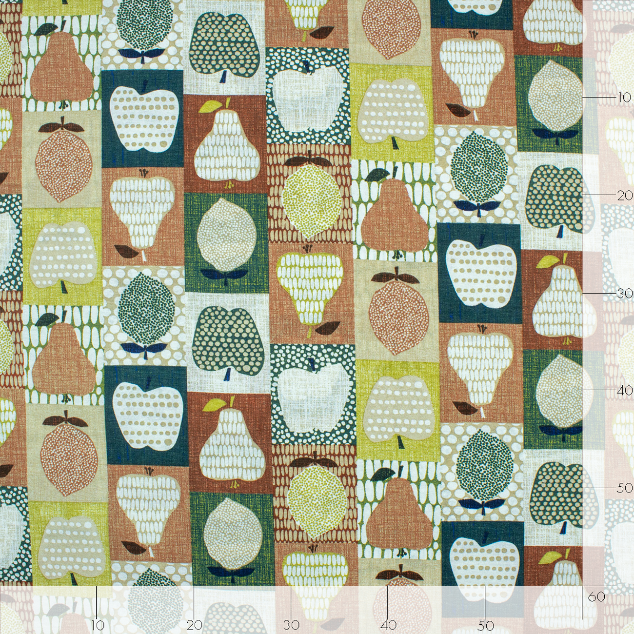 Loneta de decoração - Fruta - Verde